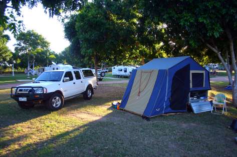 Unser Lager auf dem Campingplatz.